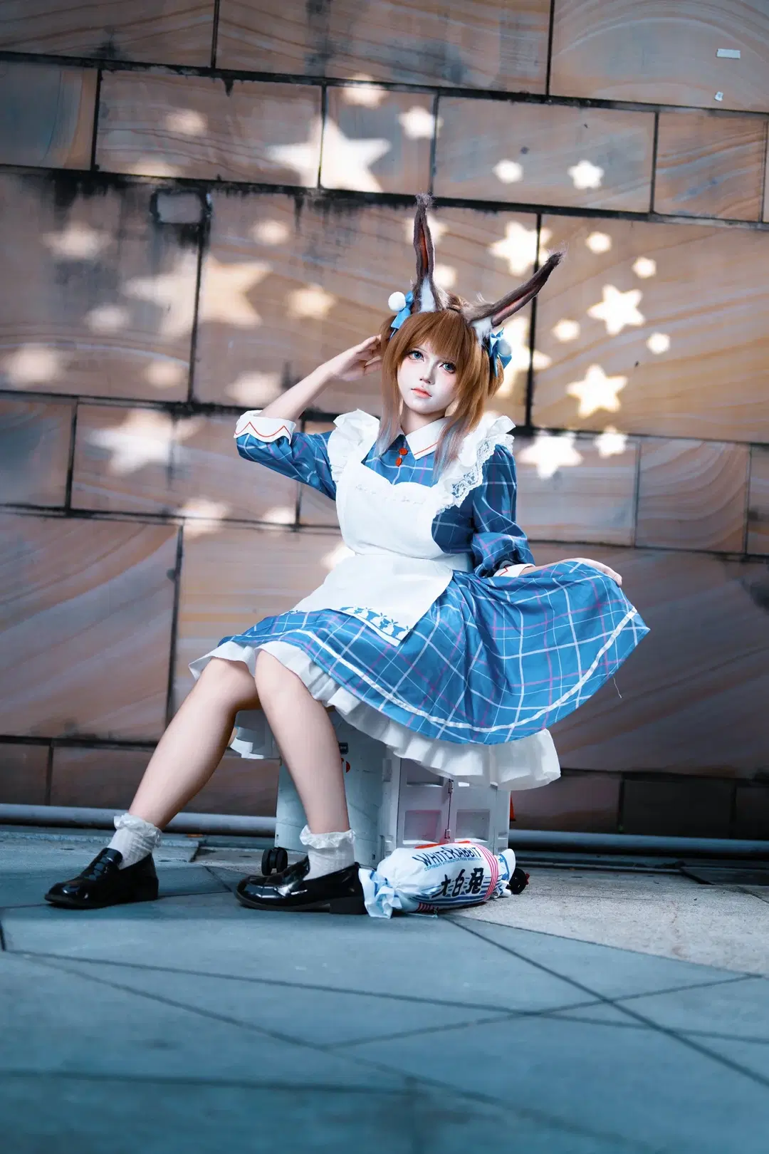 Maid outfit, Arknights, Amiya cosplay, Bunny ears, Anime Star City