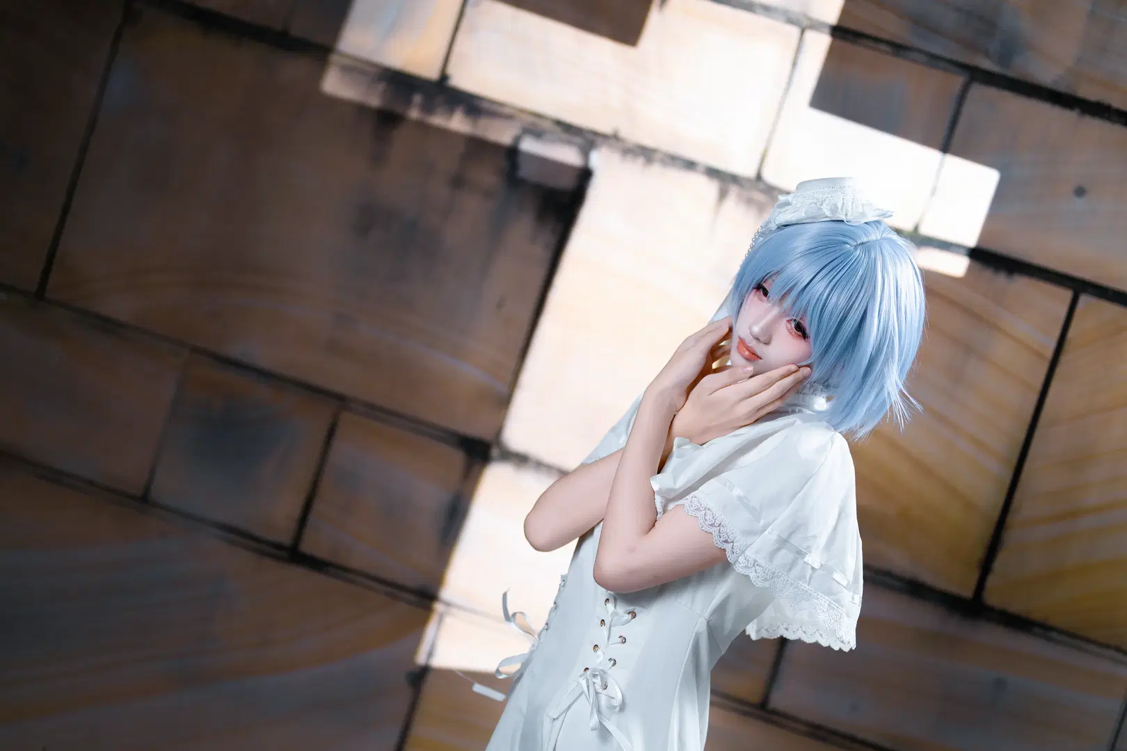 [Rei Ayanami cosplay] Neon Genesis Evangelion pure white private photoshoot by NightDiva - Image 3