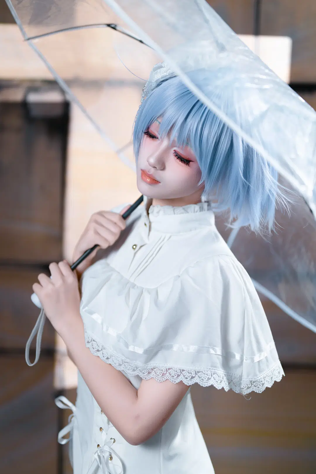 [Rei Ayanami cosplay] Neon Genesis Evangelion pure white private photoshoot by NightDiva - Image 4