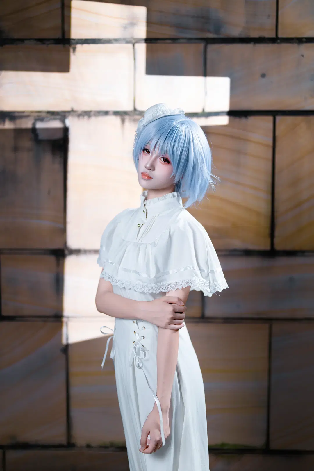 [Rei Ayanami cosplay] Neon Genesis Evangelion pure white private photoshoot by NightDiva - Image 5