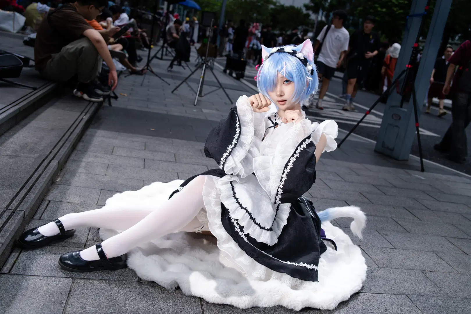 [Rem cosplay] China International Comics Festival on-site record of the cat maid styling by NightDiva - Image 4
