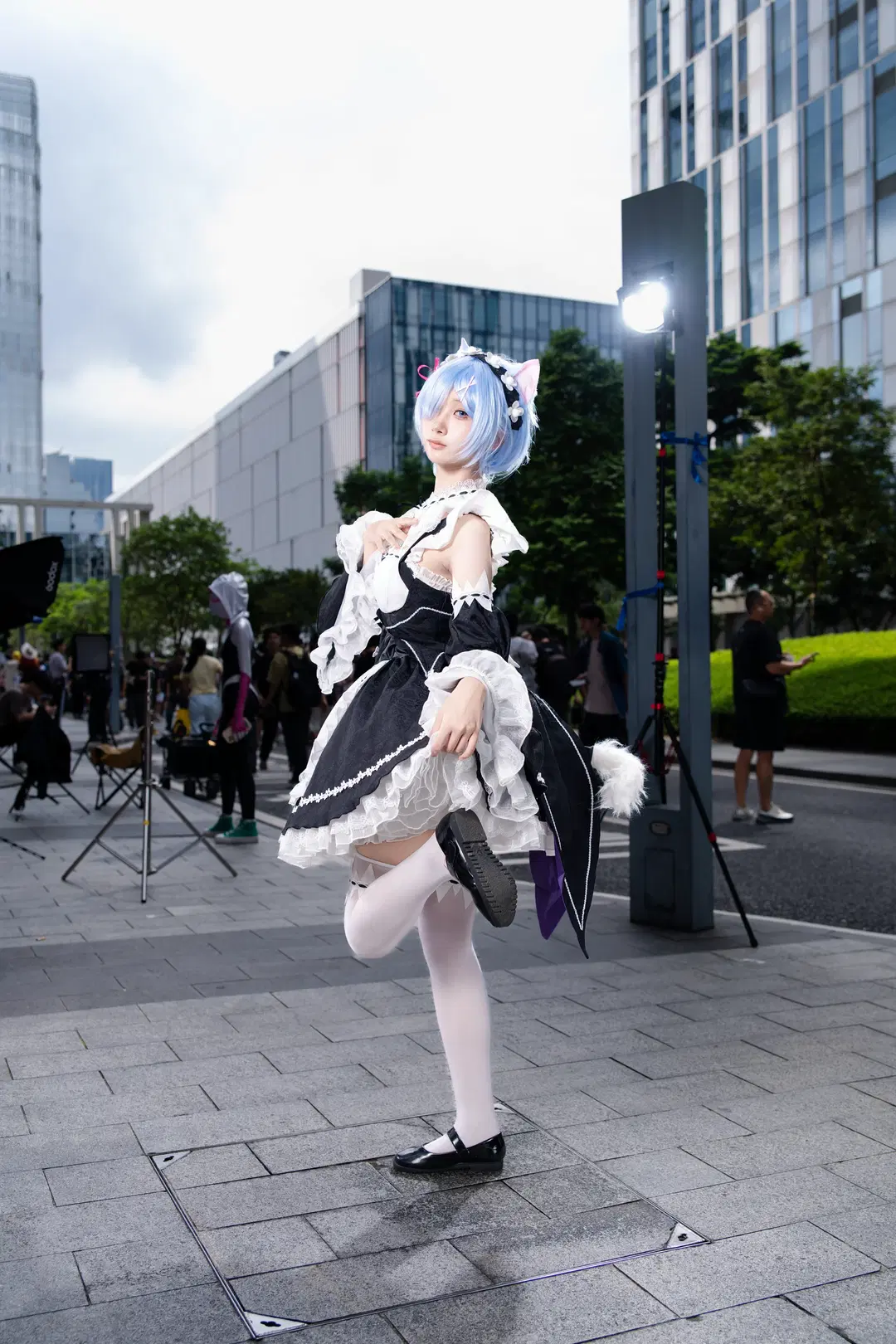 [Rem cosplay] China International Comics Festival on-site record of the cat maid styling by NightDiva - Image 5