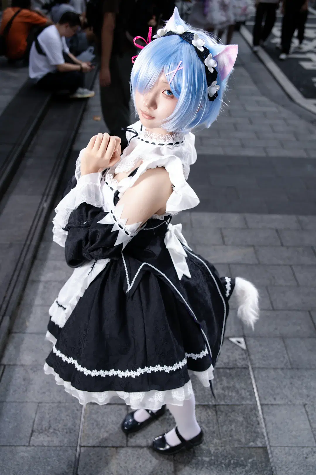 [Rem cosplay] China International Comics Festival on-site record of the cat maid styling by NightDiva - Image 6