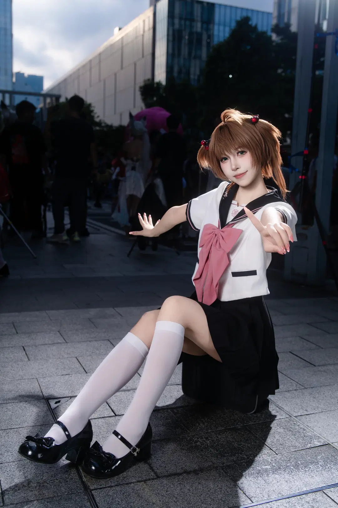 Sakura cosplay, Cardcaptor Sakura, White stockings
