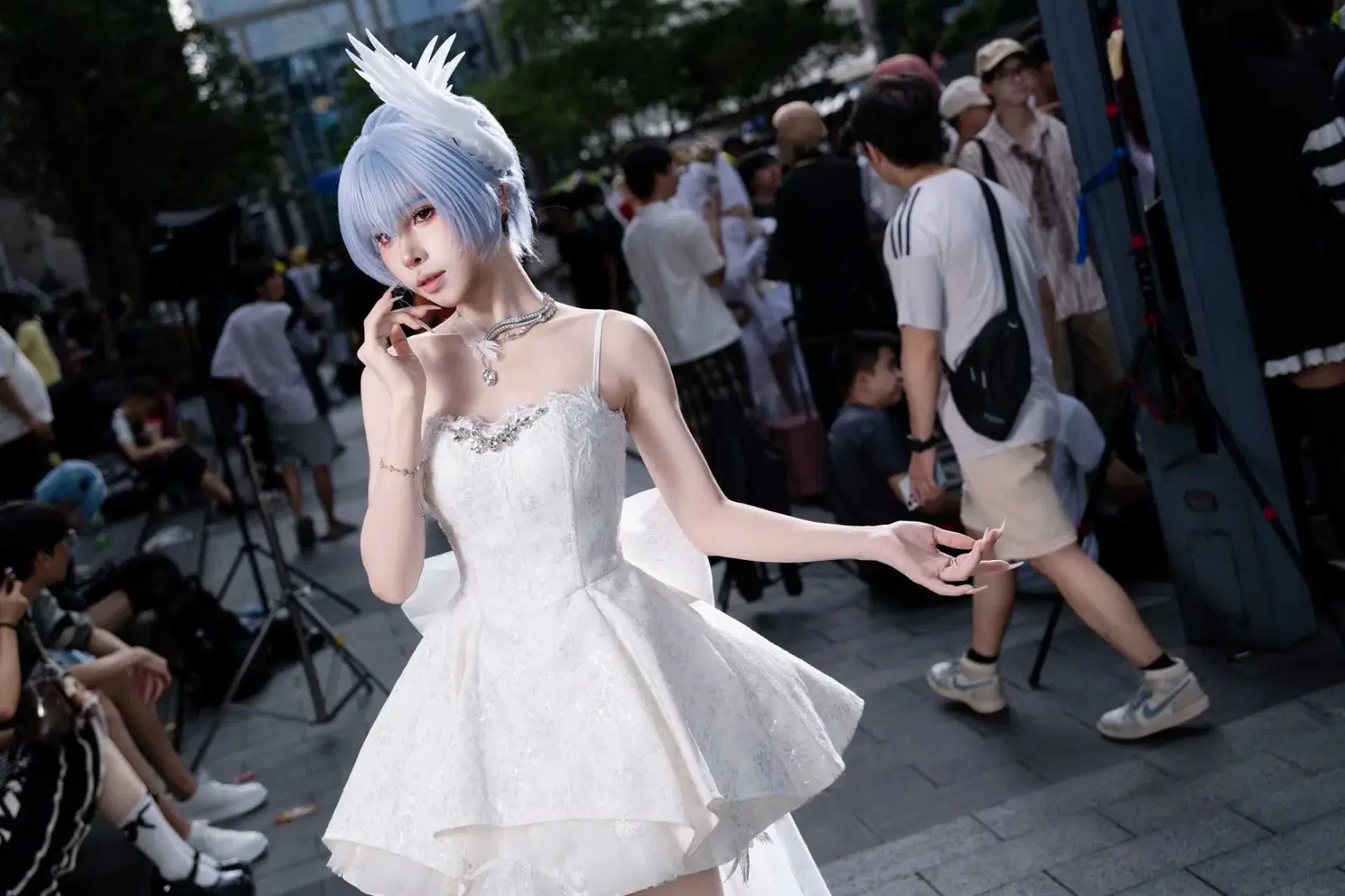【绫波丽cos】新世纪福音战士的白色婚纱造型存档 - NightDiva - 第2张