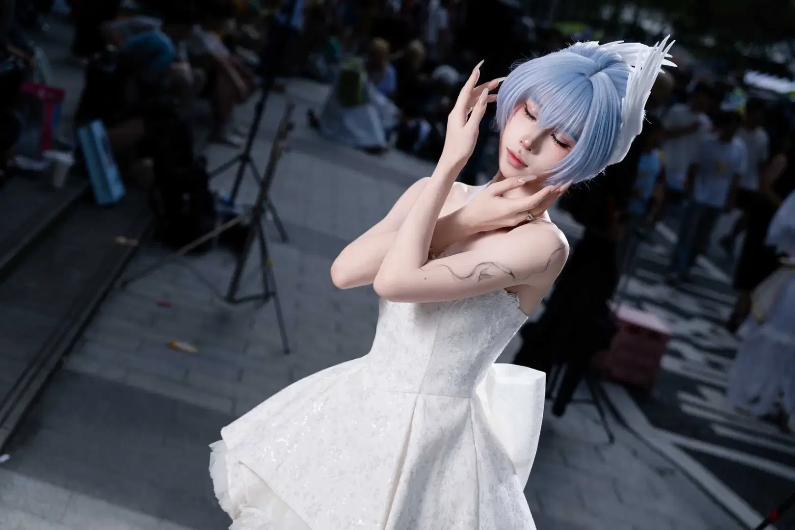 【绫波丽cos】新世纪福音战士的白色婚纱造型存档 - NightDiva - 第4张