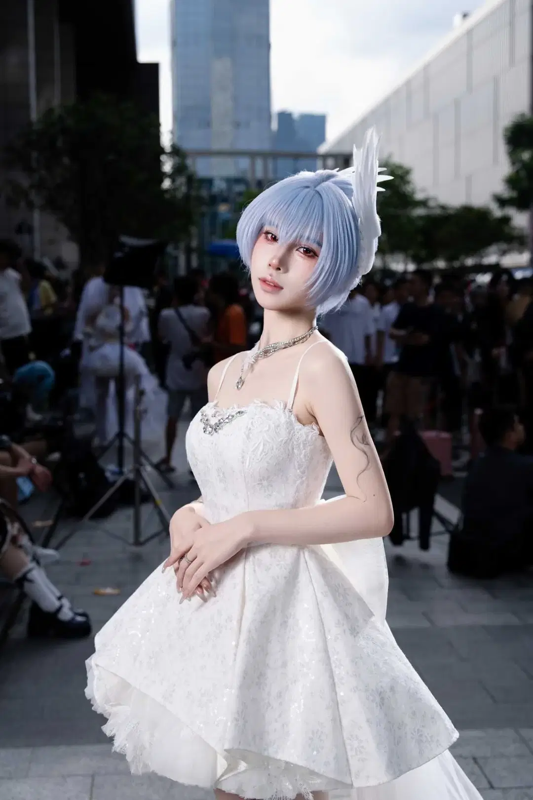 【绫波丽cos】新世纪福音战士的白色婚纱造型存档 - NightDiva - 第5张