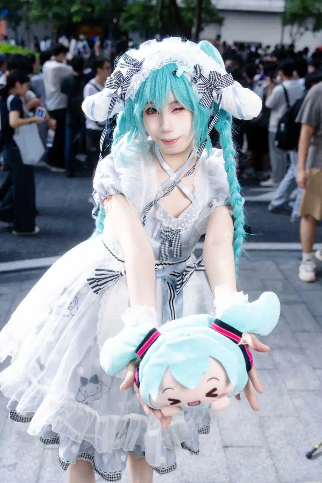 【初音未来cos】初音大耳狗联动，挑战有生之年系列 - NightDiva - 第2张