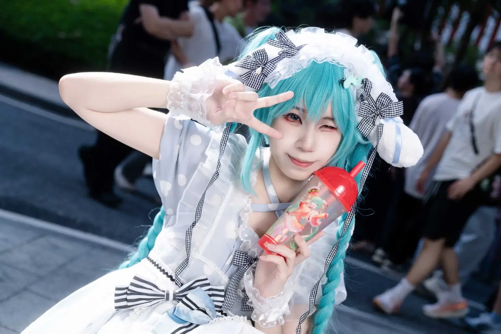 【初音未来cos】初音大耳狗联动，挑战有生之年系列 - NightDiva - 第5张