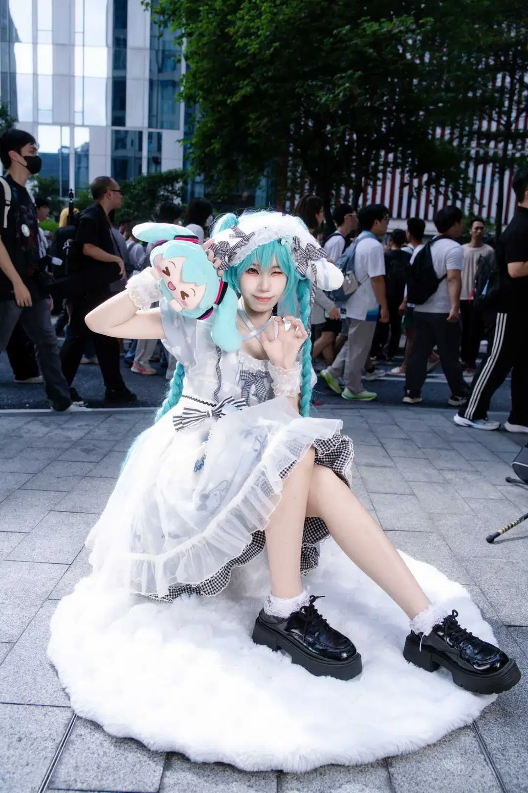 【初音未来cos】初音大耳狗联动，挑战有生之年系列