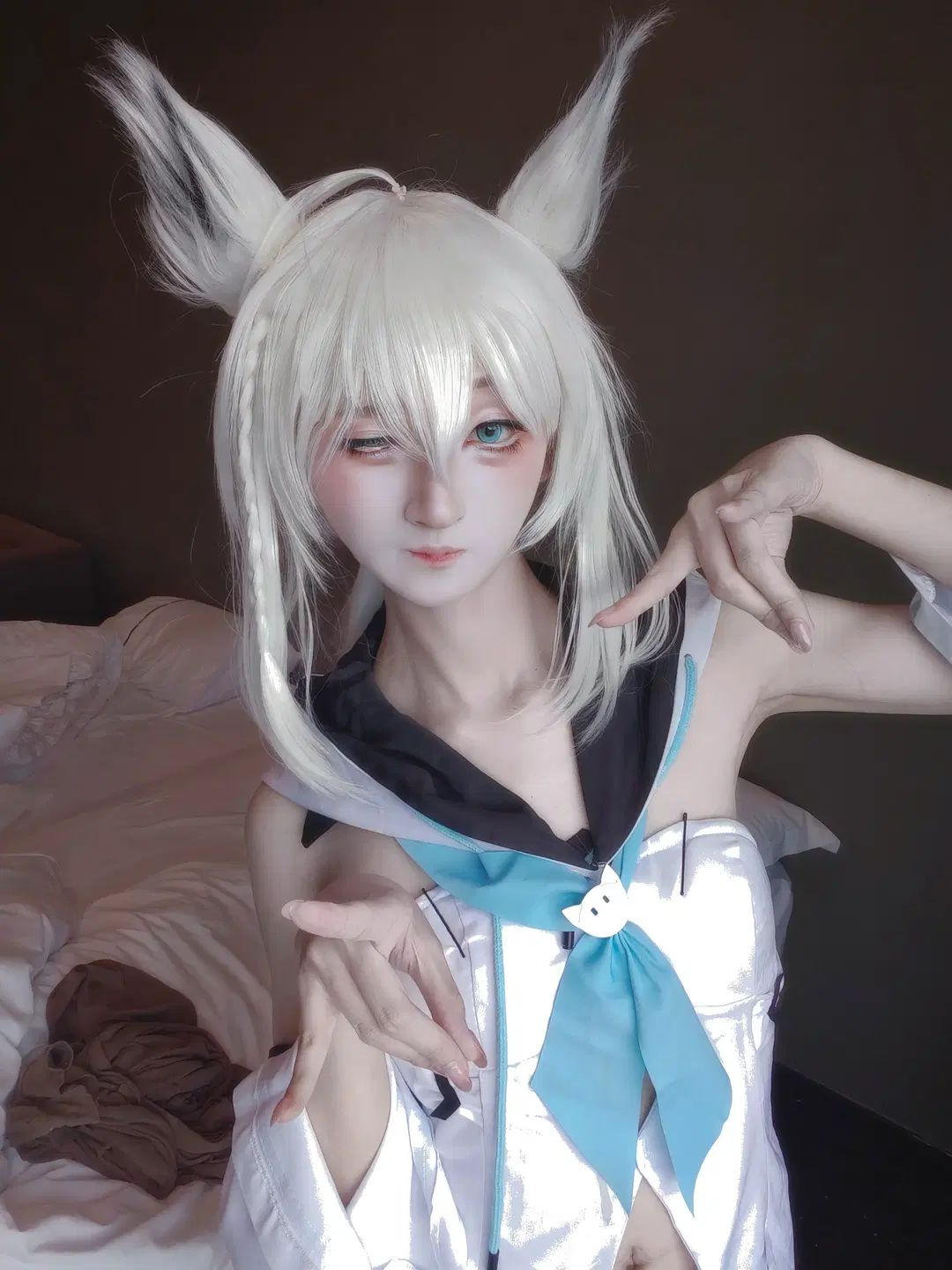 萤火虫漫展, 水手服, 虚拟主播, 兽耳娘, 白上吹雪cos