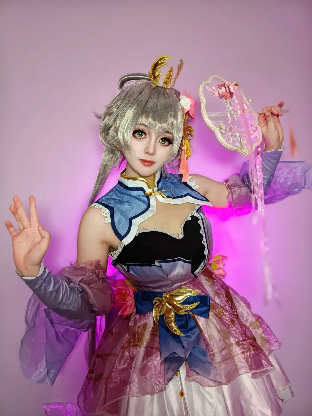 Luo Tianyi cosplay: Dreamy Traditional Chinese style cosplay in Jiangnan Jasmine Rain by 无敌暴龙战士 - Image 4