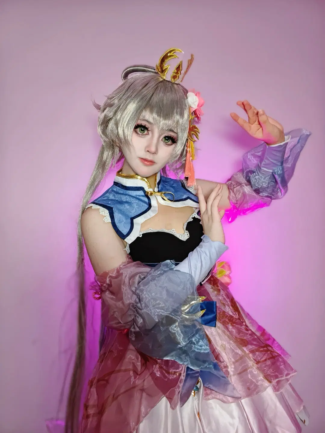 [Luo Tianyi cosplay] Chasing Fireflies with a Light Fan: Detail Record of a Traditional Chinese Style Look by 无敌暴龙战士 - Image 6
