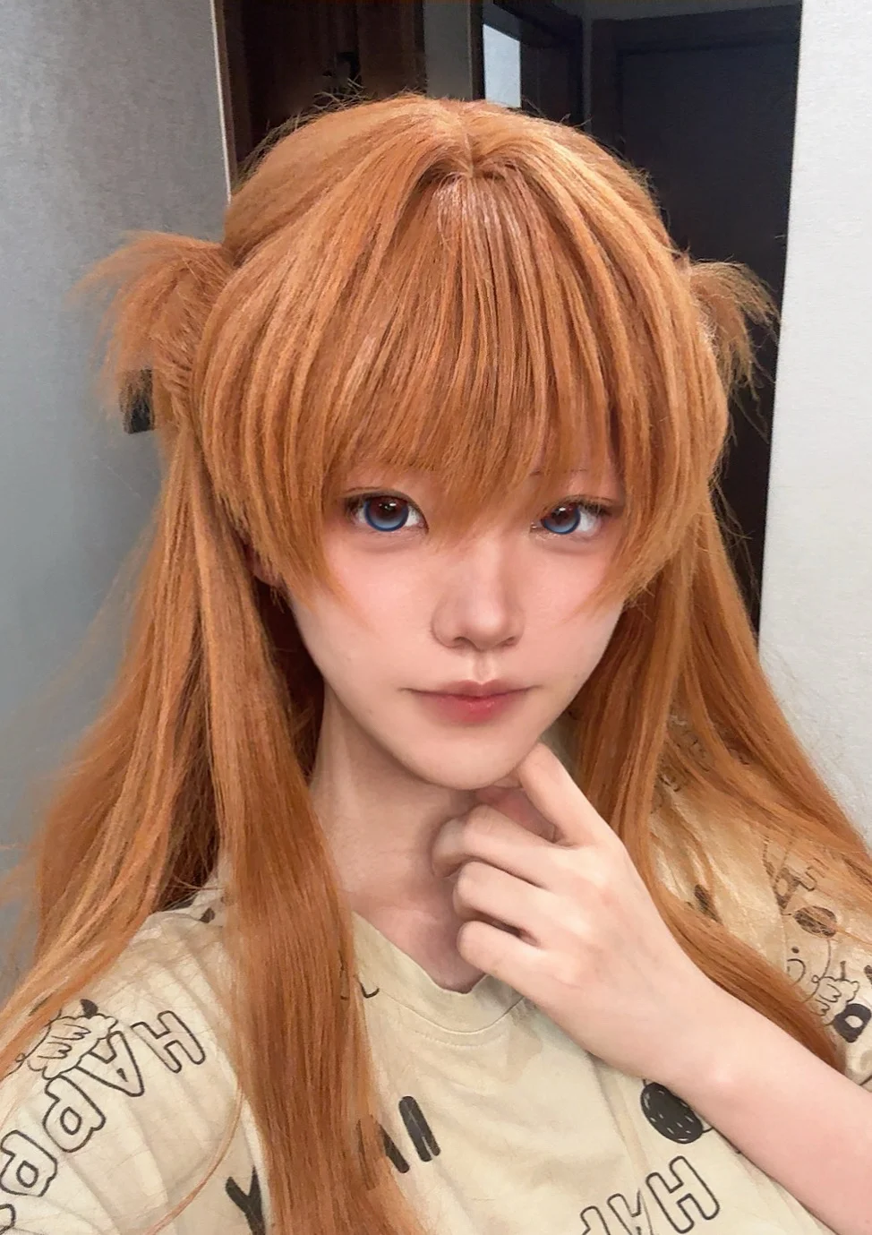明日香cos, 新世纪福音战士, 二次元妆容, 动漫日常, 假发保养