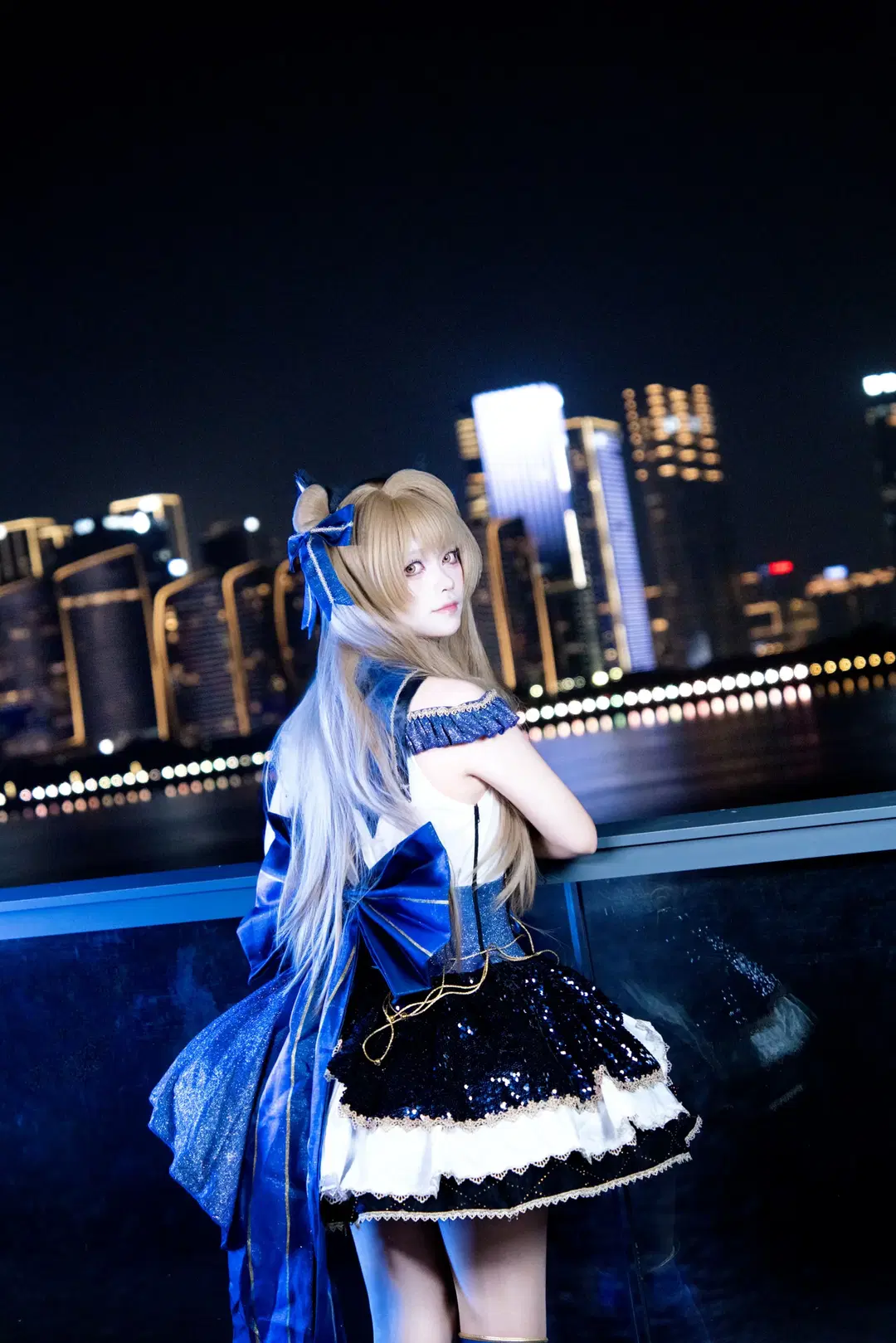 二次元摄影, 南小鸟cos, 夜景人像, Lovelive, 打歌服cos