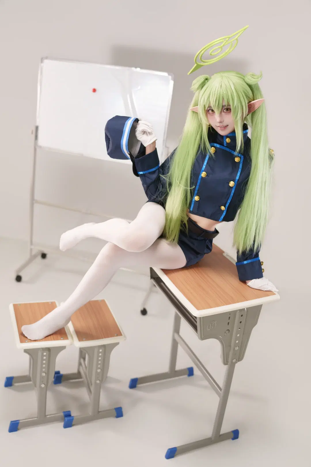 【橘望cos】蔚藍檔案的制服課堂 - 楚漓 - 第3張