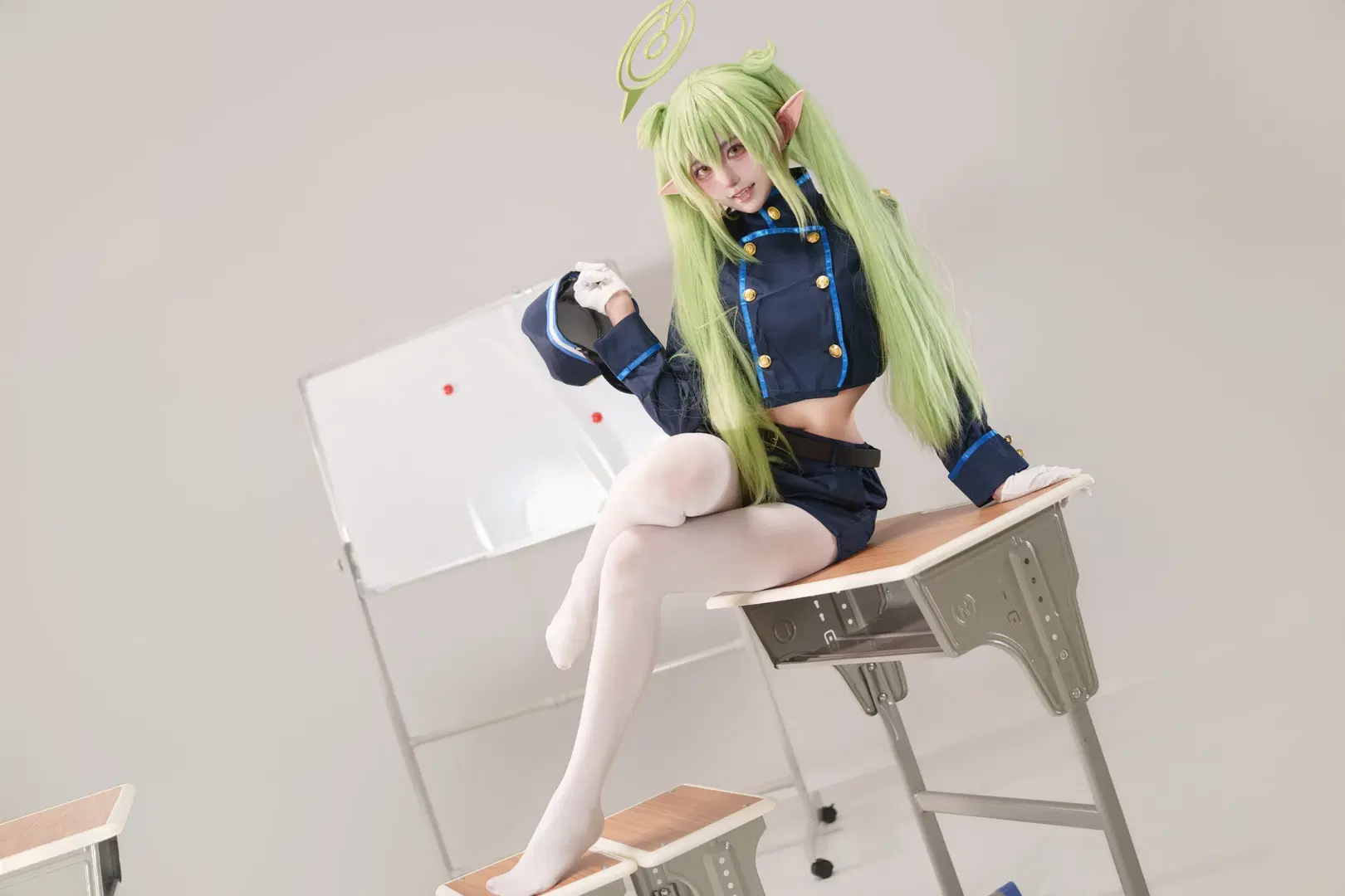 【橘望cos】蔚藍檔案的制服課堂 - 楚漓 - 第4張