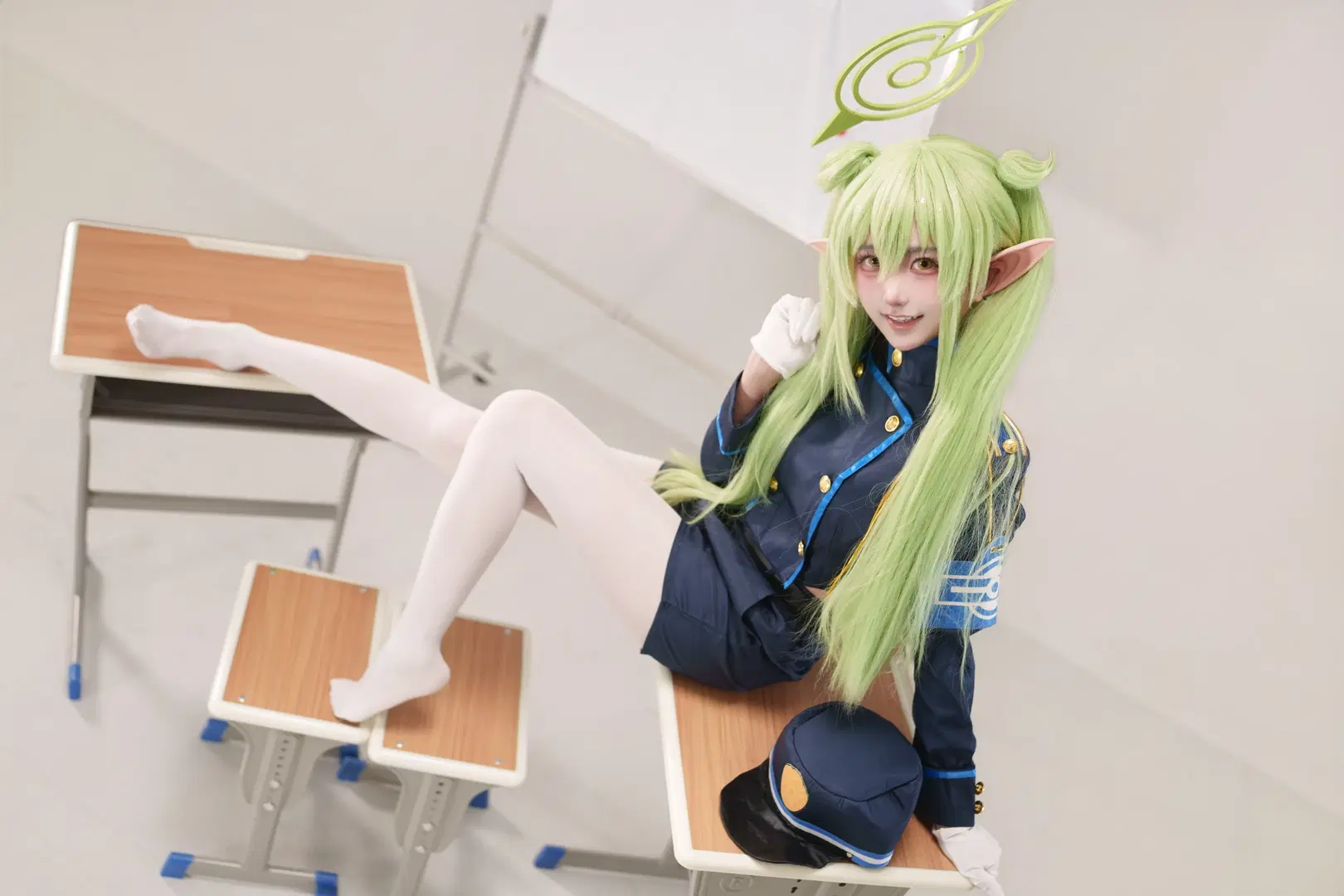【橘望cos】蔚藍檔案裡的元氣小鬼 - 楚漓 - 第2張