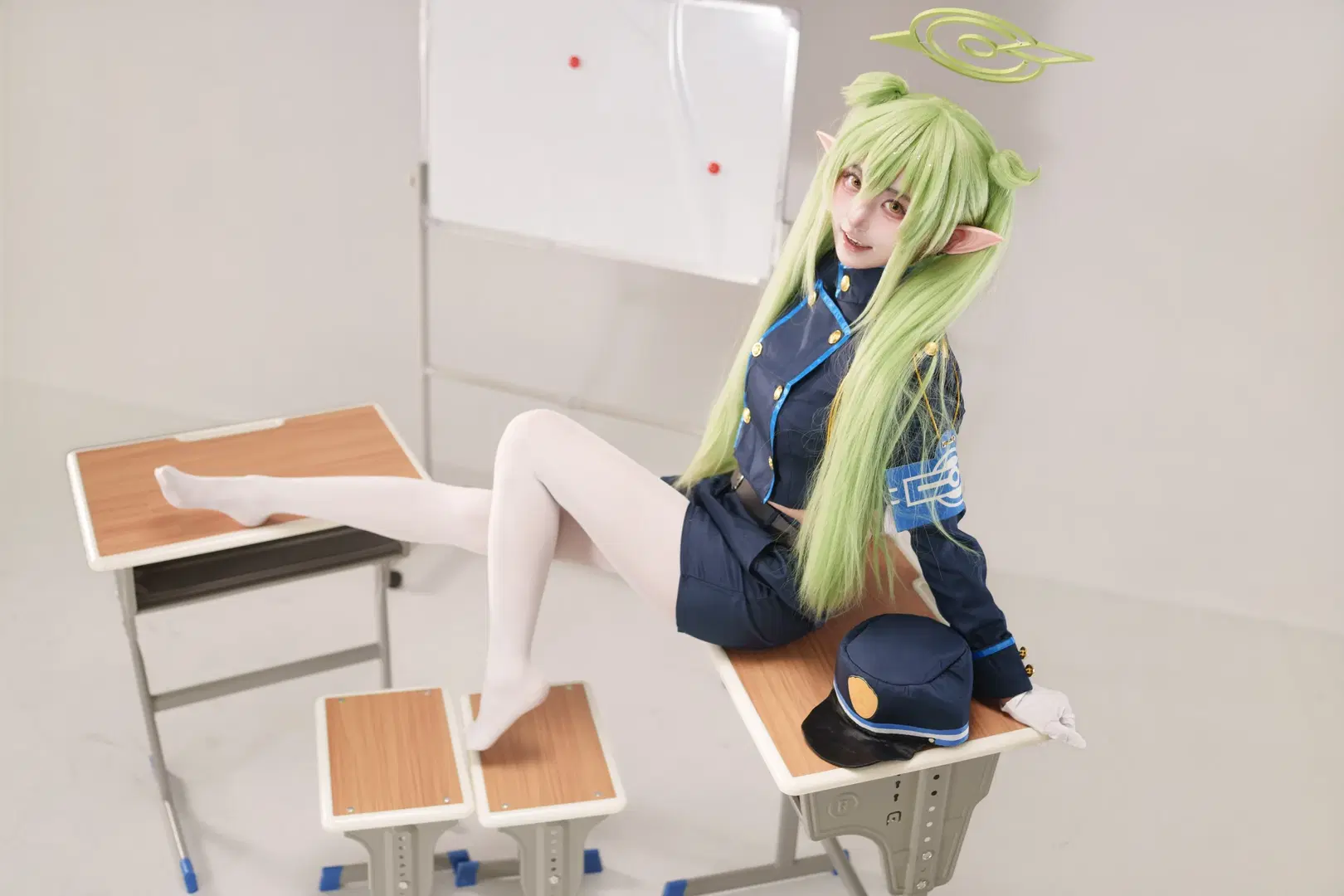 【橘望cos】蔚藍檔案裡的元氣小鬼