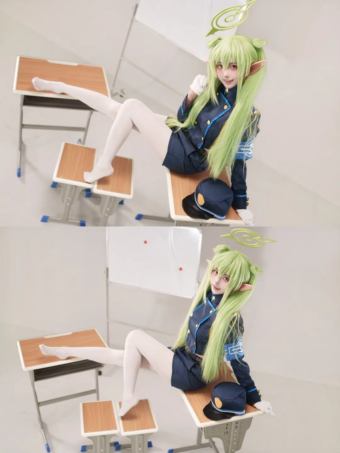 【橘望cos】蔚藍檔案裡的元氣小鬼 - 楚漓 - 第4張