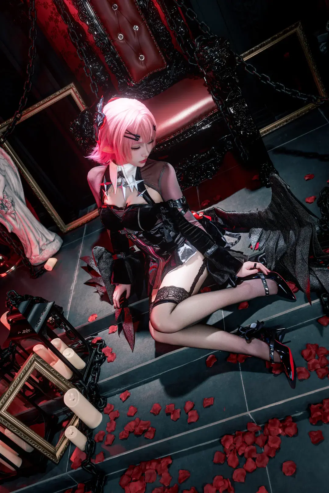 【レミエール コスプレ】ダークゴシックの調べに咲く薔薇と鎖 - 璃夏w - 3枚目