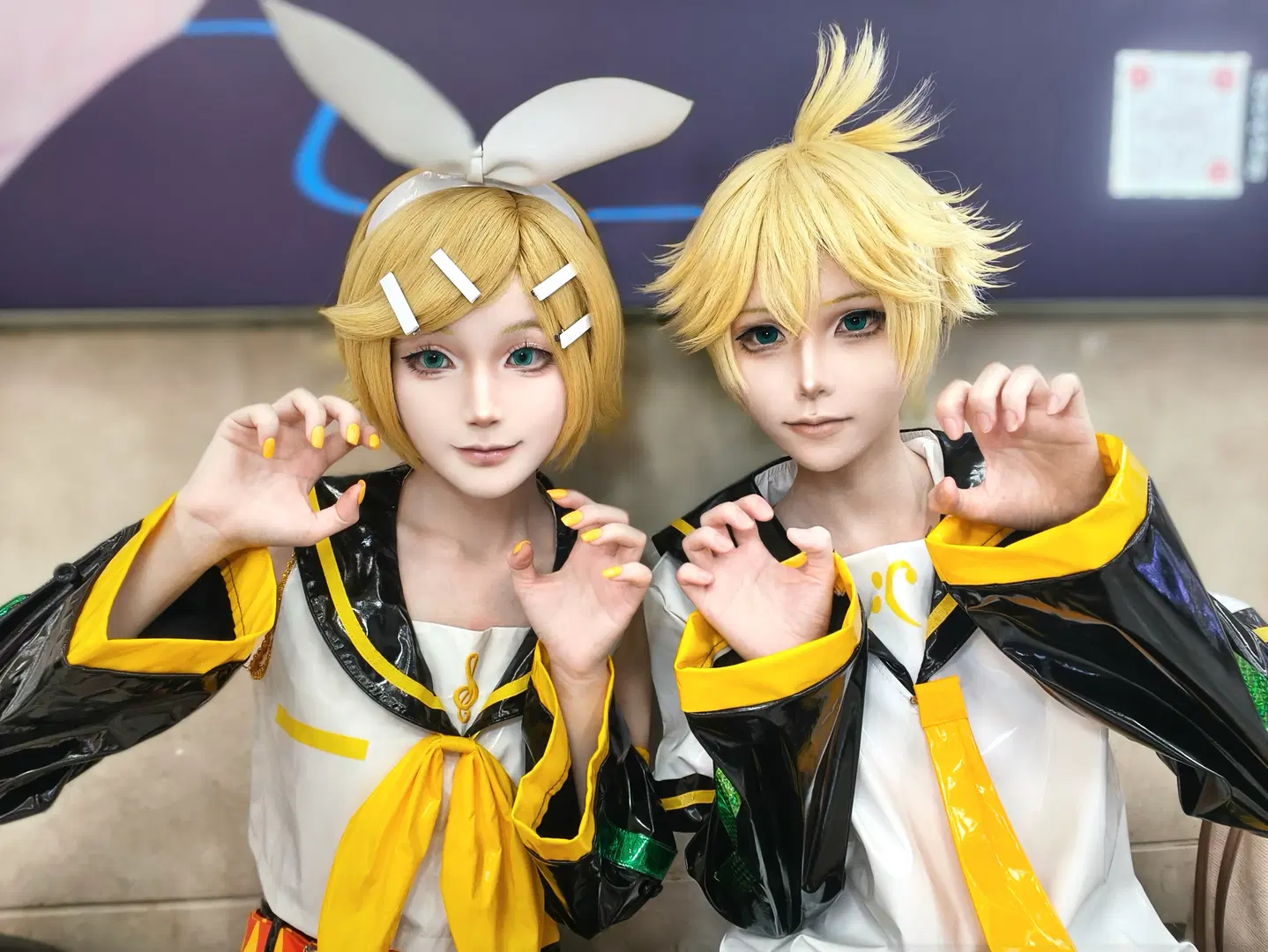 【鏡音リンコスプレ】霧麟と併せの鏡音双子セーラー服 - 挽歌（接妆版） - 2枚目