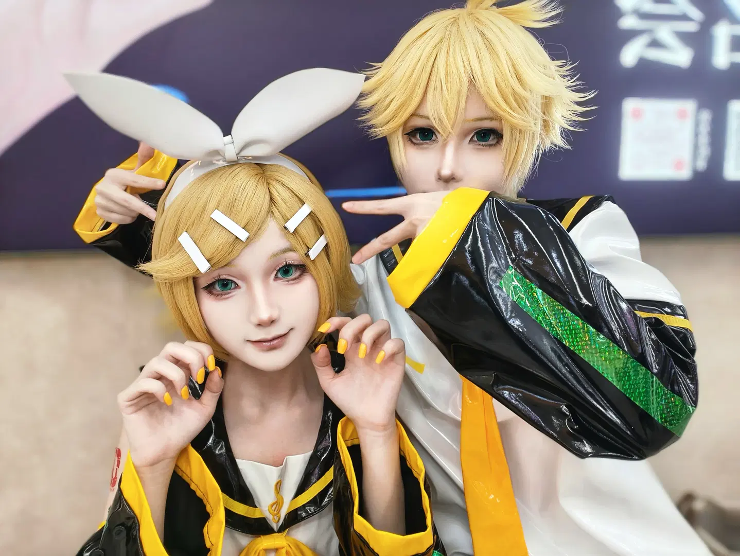 【鏡音リンコスプレ】霧麟と併せの鏡音双子セーラー服 - 挽歌（接妆版） - 4枚目