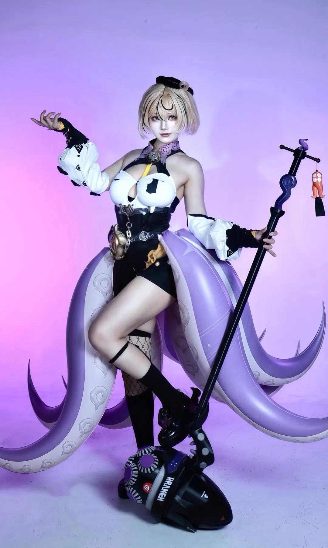 绝区零, 二次元, cosplay, 伊德海莉cos, 黑丝