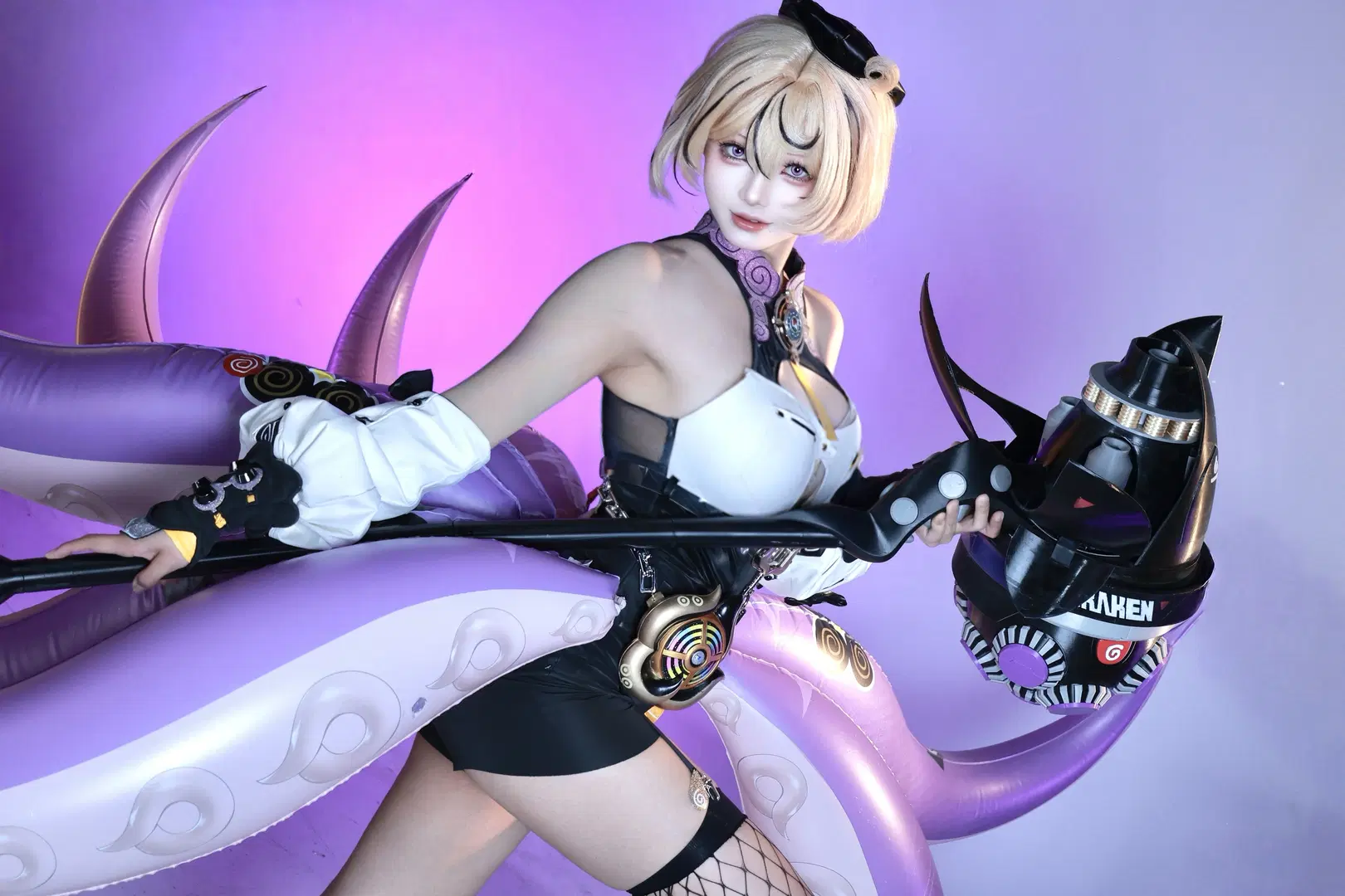【イドリー・マーフィー コスプレ】『ゼンレスゾーンゼロ』タコ娘の無修正・撮って出しへの挑戦 - 延迟完熟大芒果_ - 4枚目