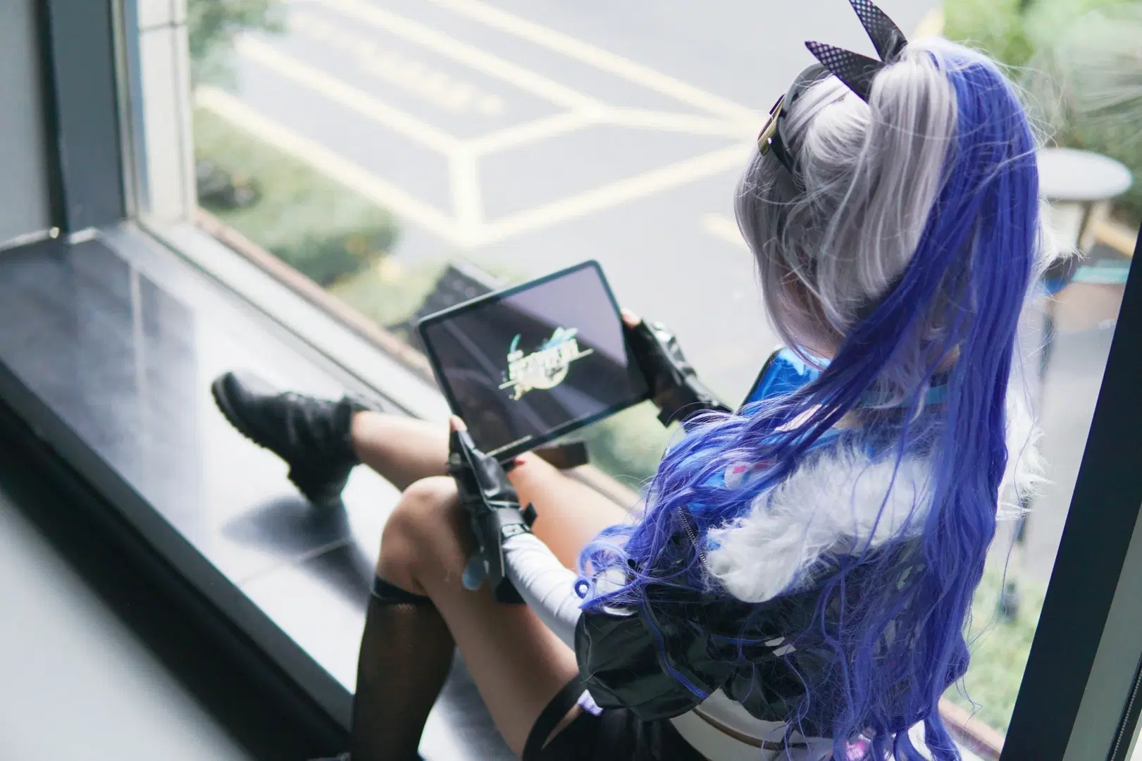 【銀狼cos】賽博朋克風拉滿，崩壞星穹鐵道駭客少女出擊 - 清风揽月 - 第9張
