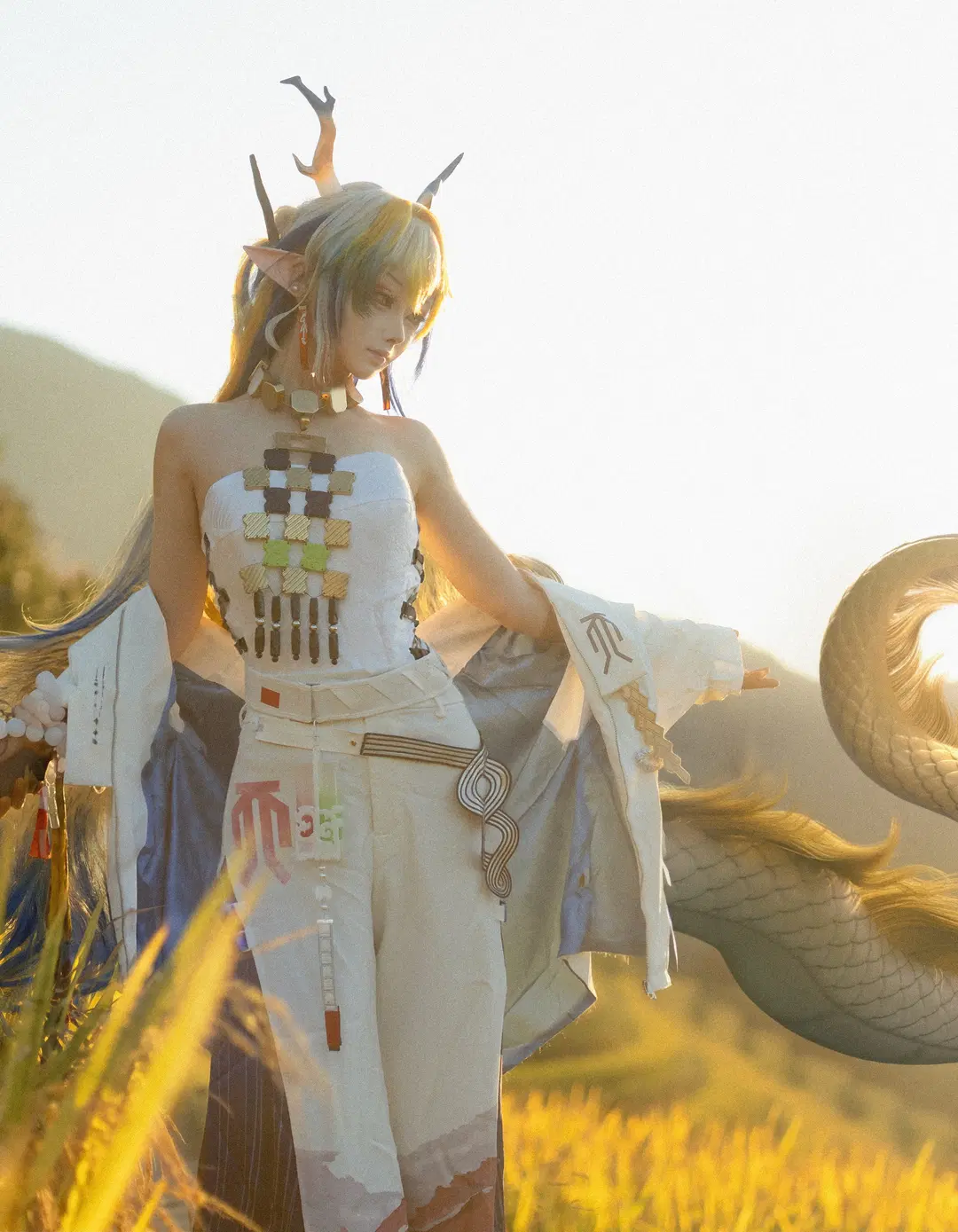 【黍cos】明日方舟黍的龙脊梯田秋日旅拍