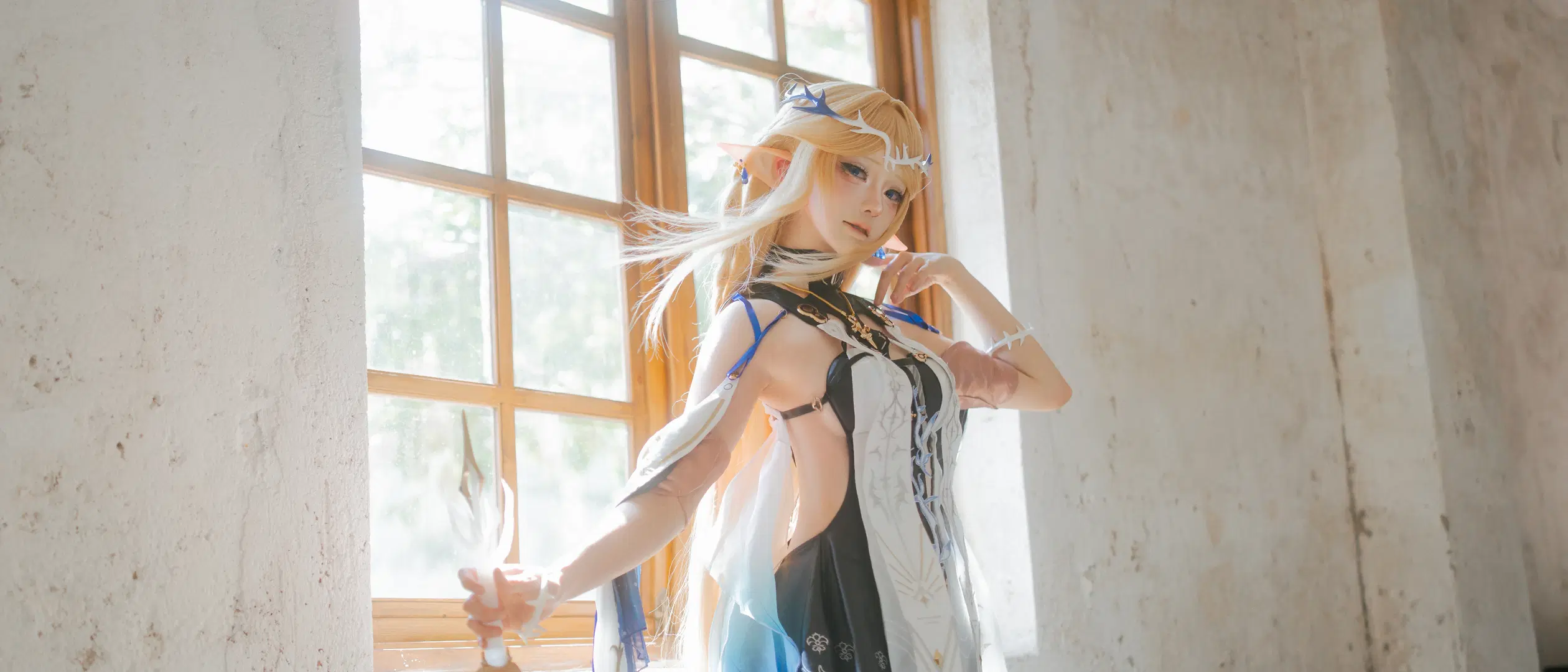 【卡提希婭cos】鳴潮光影下的精靈低語 - 蛇蛇子 - 第2張