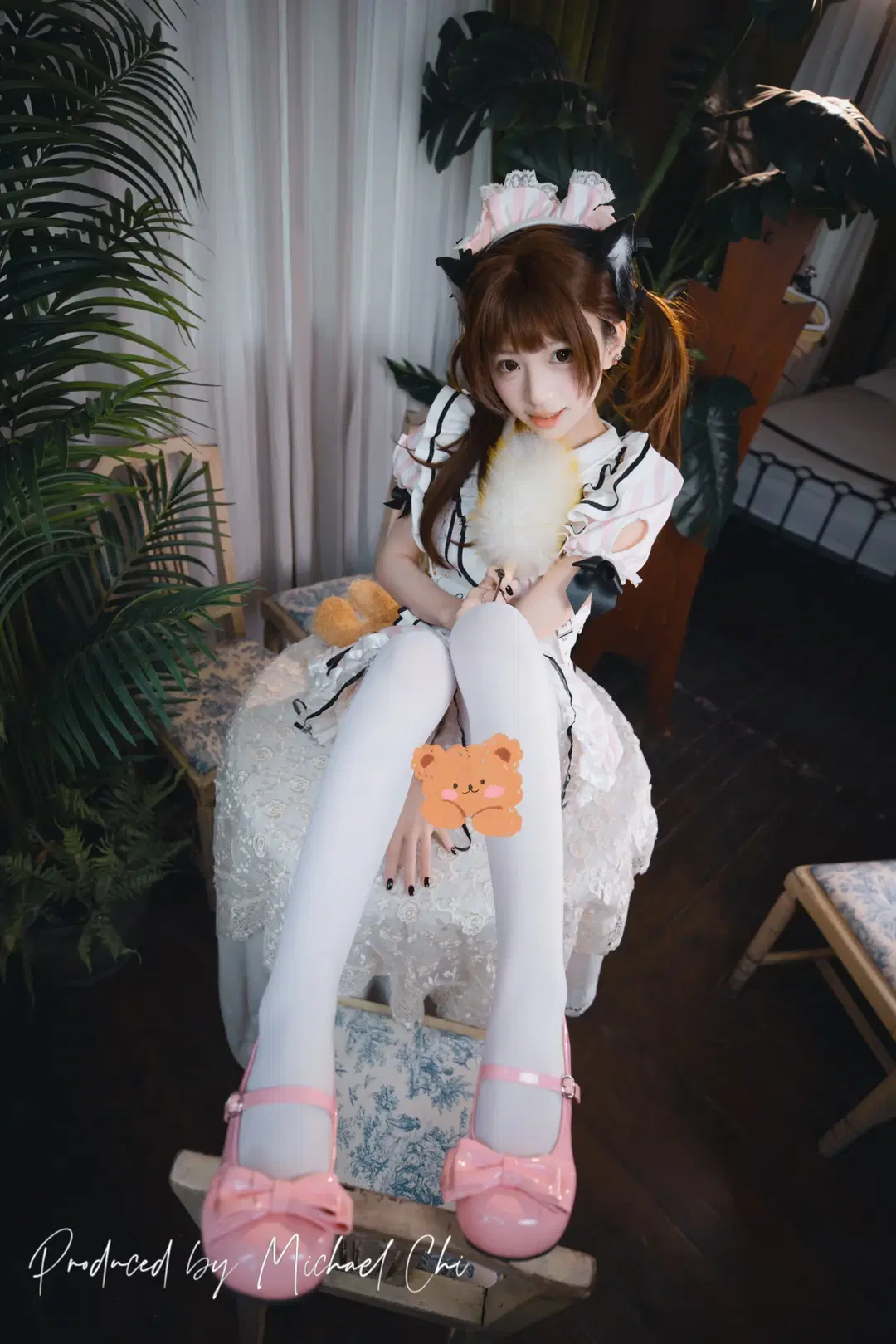 白丝, Lolita穿搭, 猫耳女仆, 甜妹写真, 女仆cos