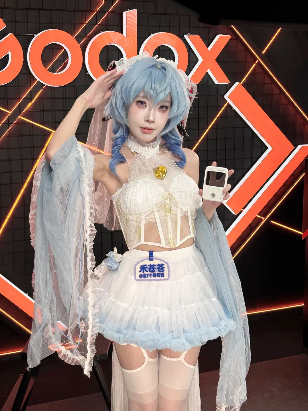 二次元, 甘雨cos, 漫展cos, 丝袜, 神牛C100