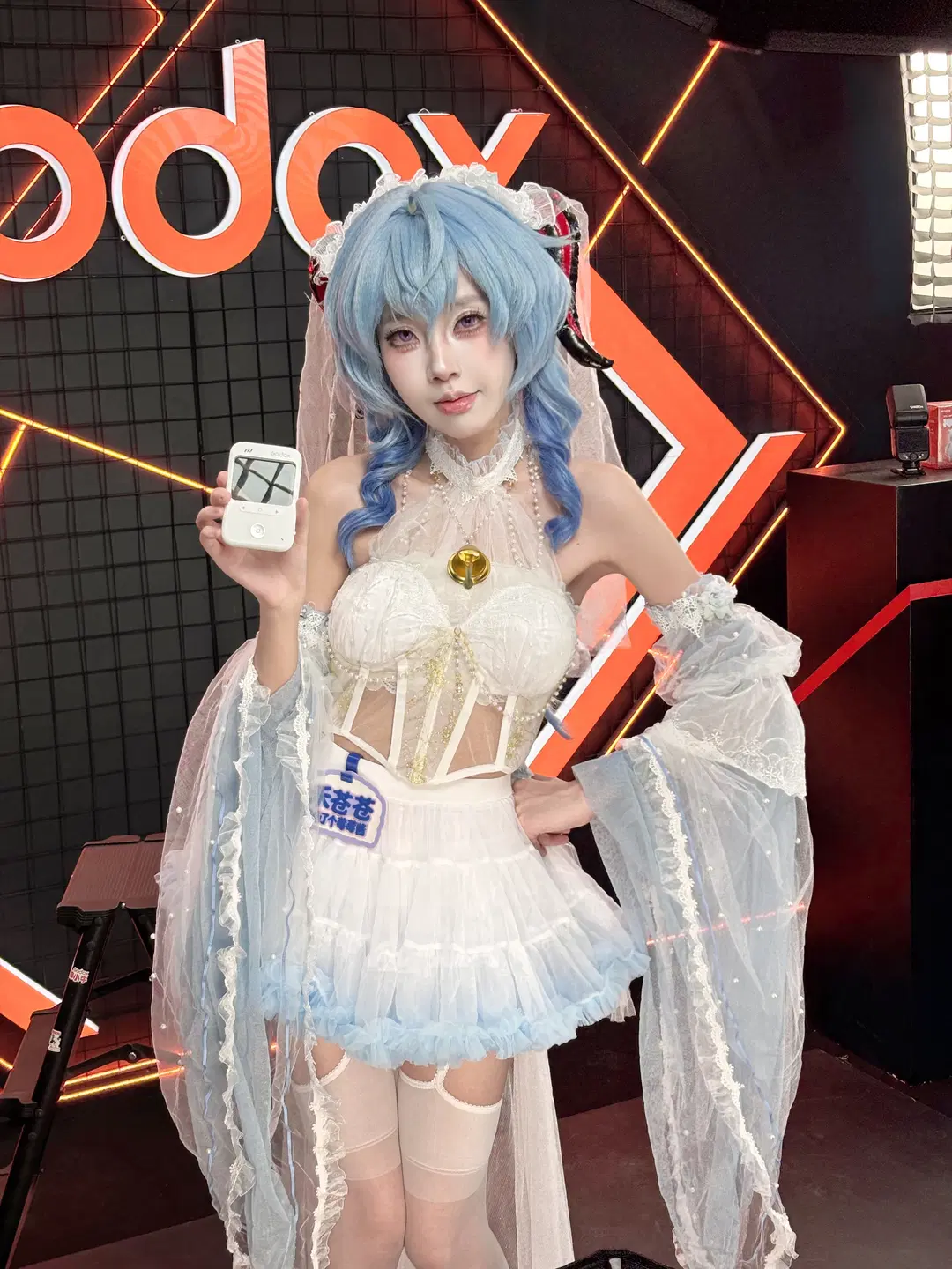 [Ganyu Cosplay] Experiencing the Godox C100 Transparent Viewfinder Camera at the Godox Booth by 禾苍苍 - Image 8
