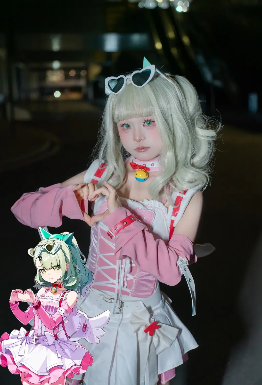 【千夏cos】绝区零妄想天使夜景实拍记录 - 柏杉子 - 第2张