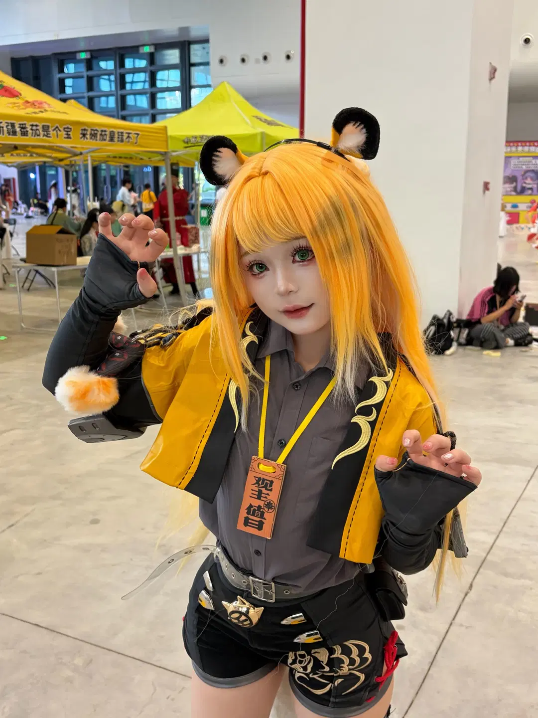 绝区零, 橘福福cos, 兽耳cos, 游戏角色cosplay, 柳州漫展