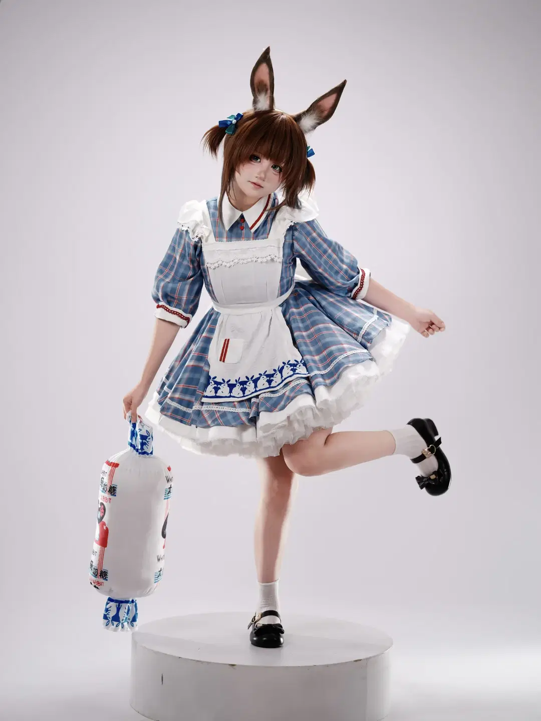 【アーミヤ コスプレ】アークナイツ 白うさぎテーマのスタジオ撮影記録 - 照烧热带鱼 - 9枚目
