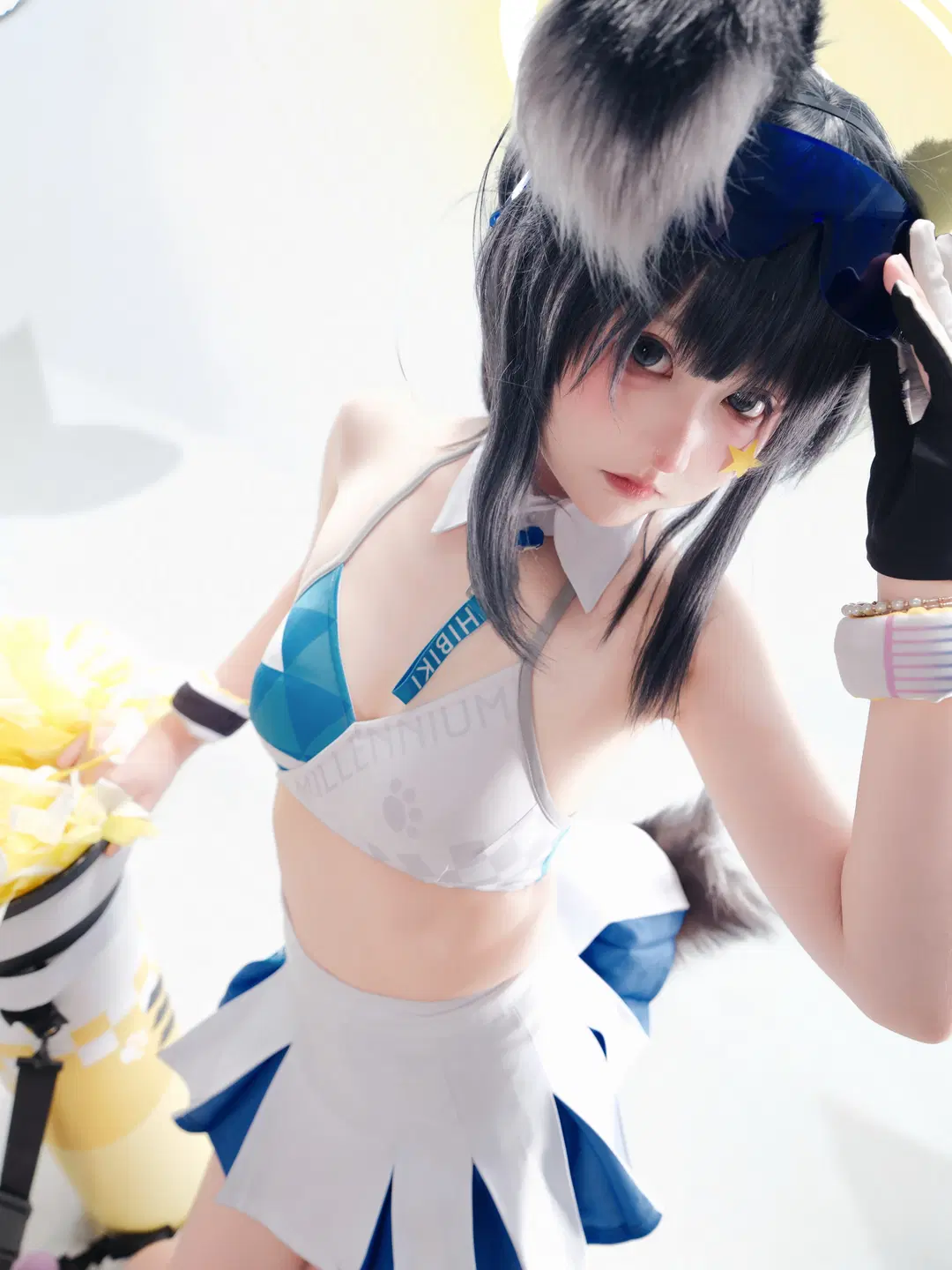 [Nekozuka Hibiki cosplay] Blue Archive Cheerleader Hibiki: The High-Energy Challenge by 照烧热带鱼 - Image 2