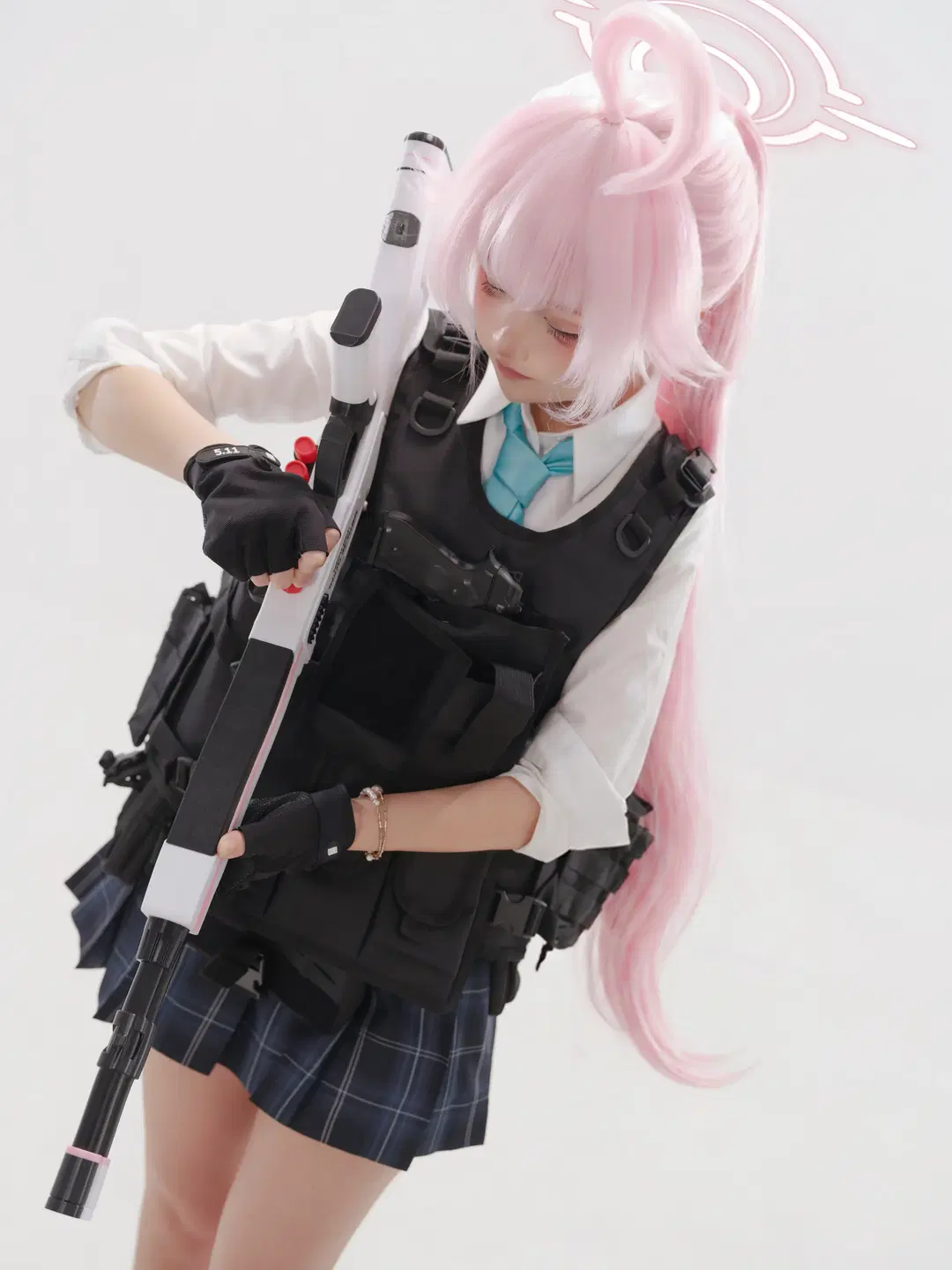 【小鸟游星野cos】蔚蓝档案临战星野的战术装备展示 - 照烧热带鱼 - 第3张