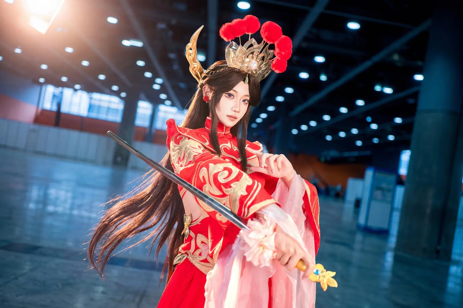 【露娜cos】王者荣耀一生所爱，红金交织的浪漫