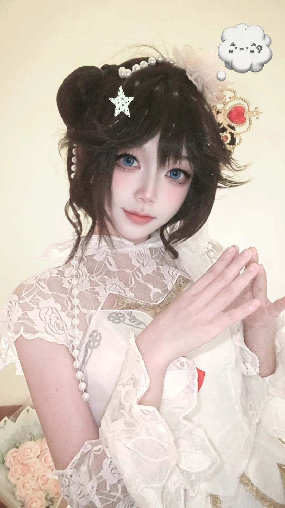 【小乔cos】王者荣耀纯白花嫁，定格梦幻时刻 - 📷实名上网 - 第2张