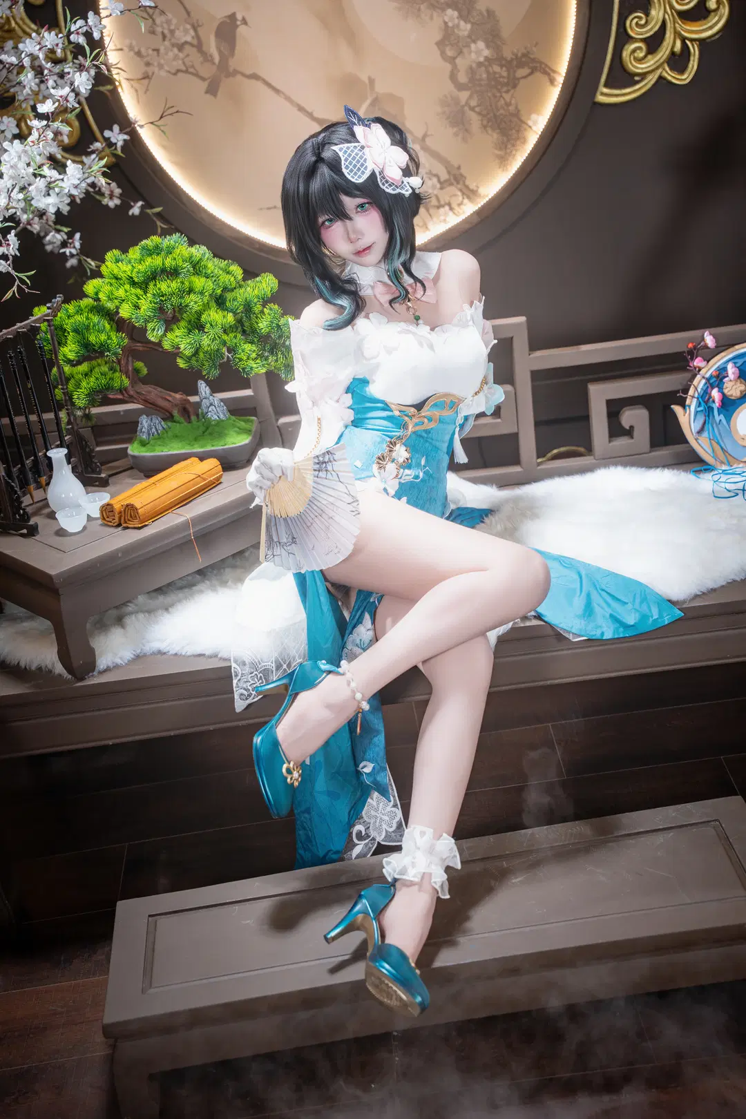 Honkai: Star Rail, Ruan Mei cosplay, 2D Vision Project, Onee-san / Mature woman, Traditional Chinese style cosplay
