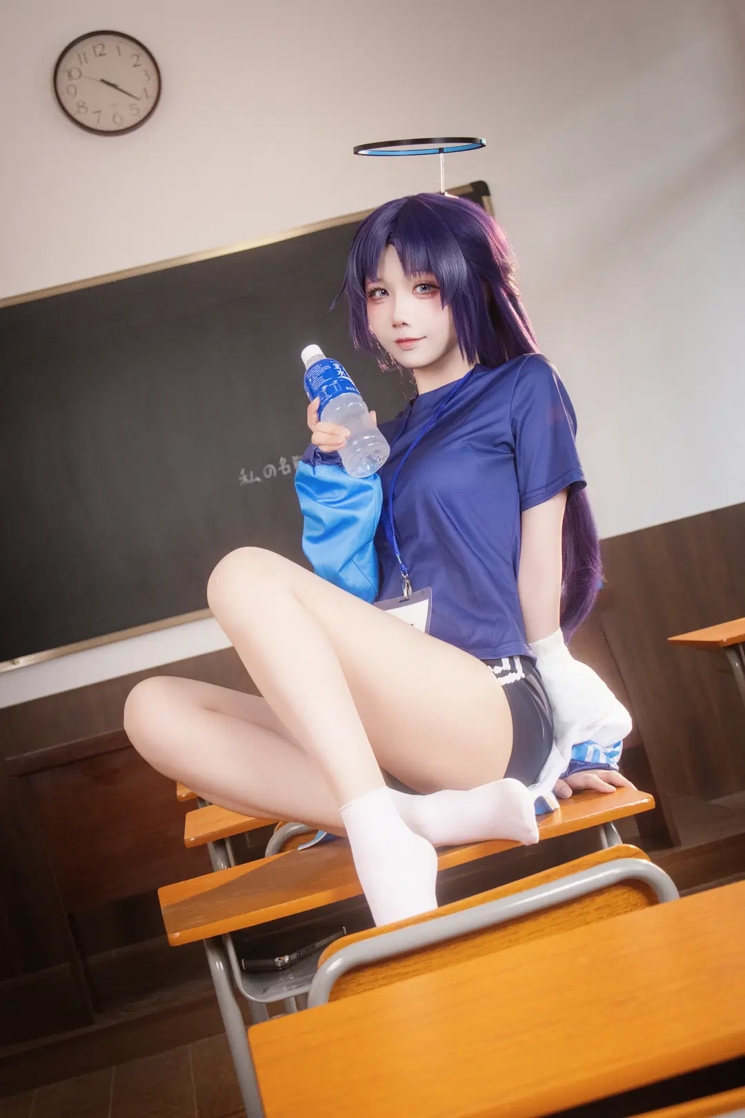 二次元, cosplay, 蔚蓝档案, 校园风, 体操服