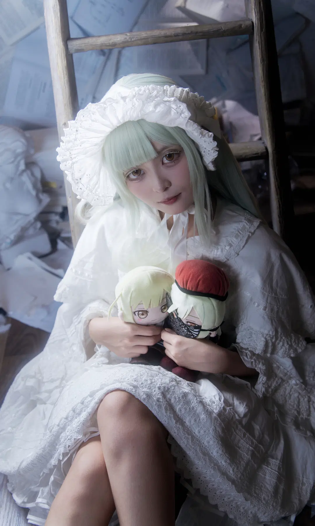 【若叶睦cos】BanG Dream! Ave Mujica 散落书海里的梦 - MinnnTo - 第4张