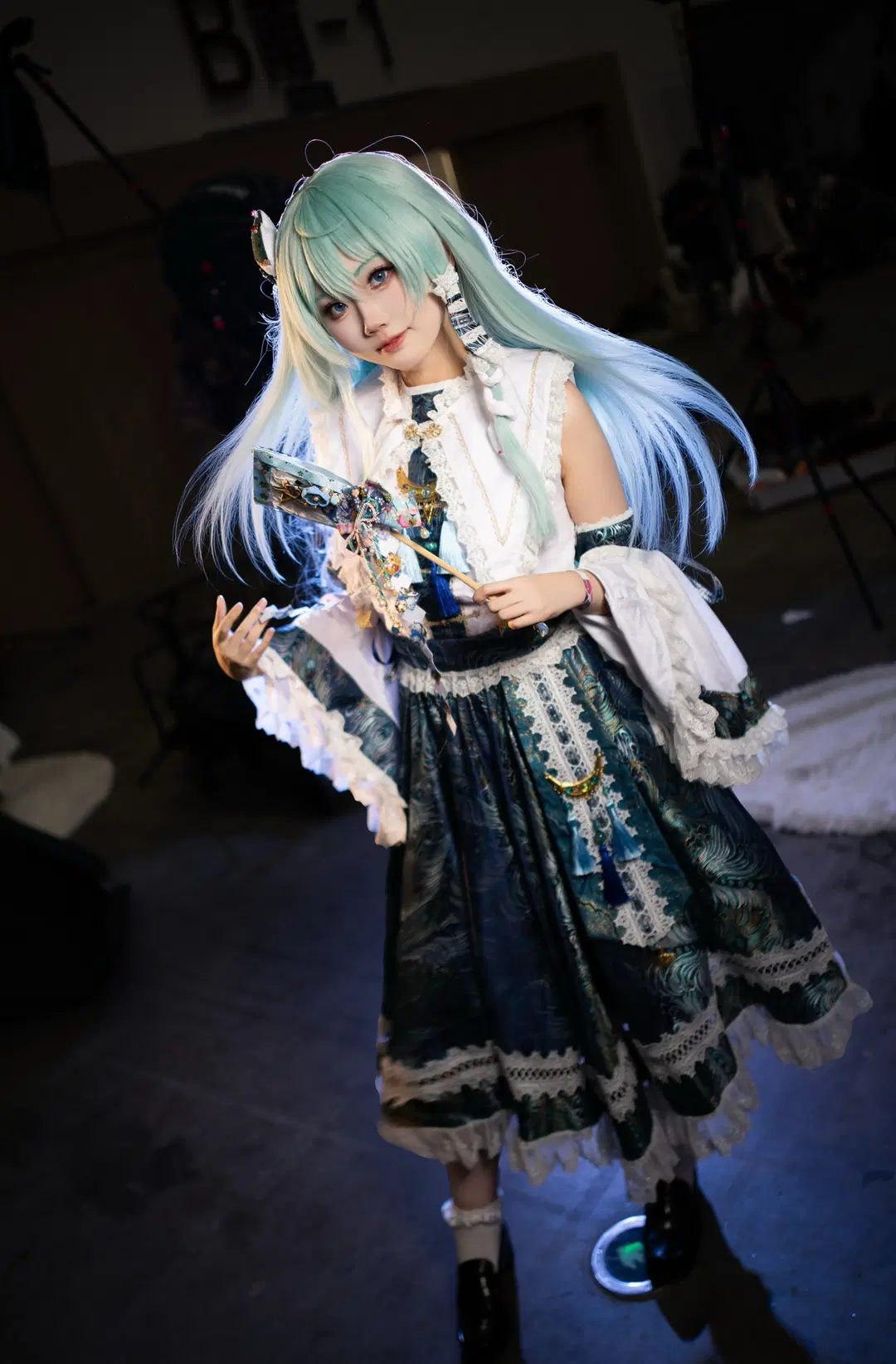 东风谷早苗cos 东方project棚拍场照记录 - Violet_Detector - 第2张