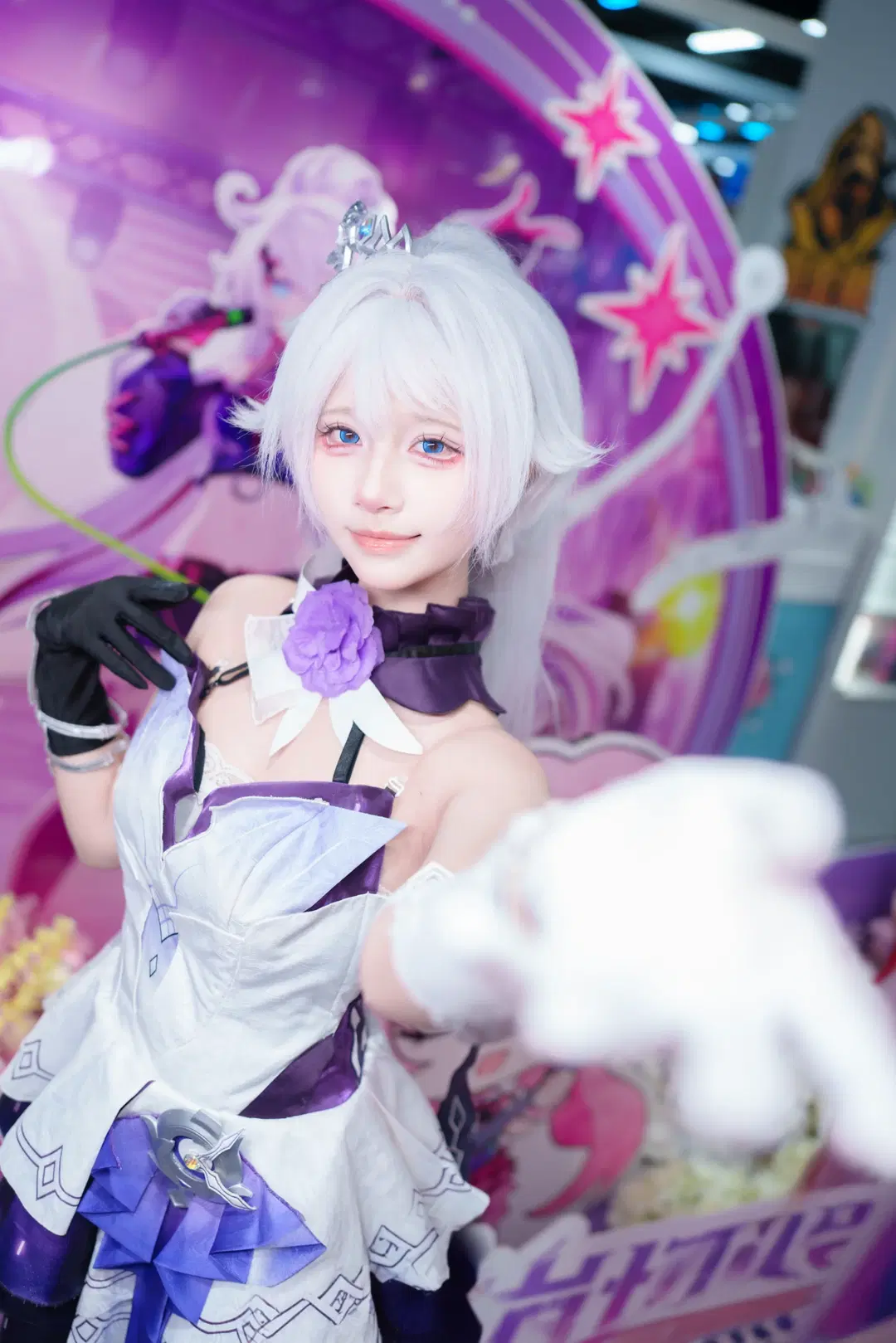 【琪亚娜cos】崩坏3的白色短发少女 - 克克子 - 第2张