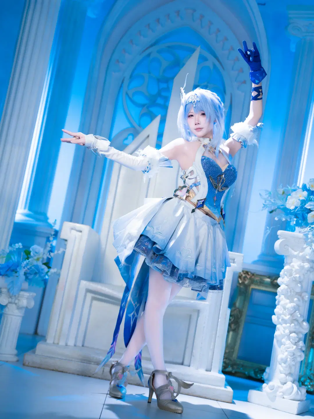 [Odette cosplay] Healing After Work: The Melancholic Beauty of Teyvat by 克克子 - Image 4