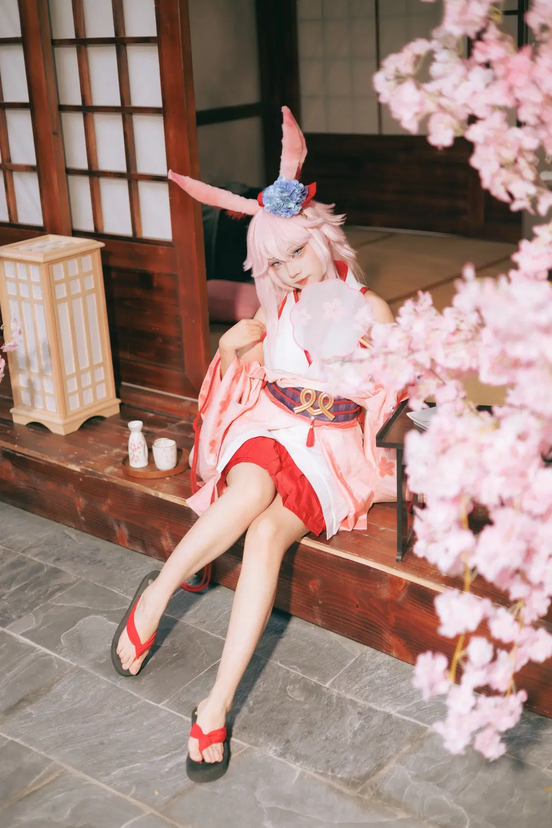 崩坏三, 二次元cosplay, 和风写真, 八重樱cos, 生日圣痕