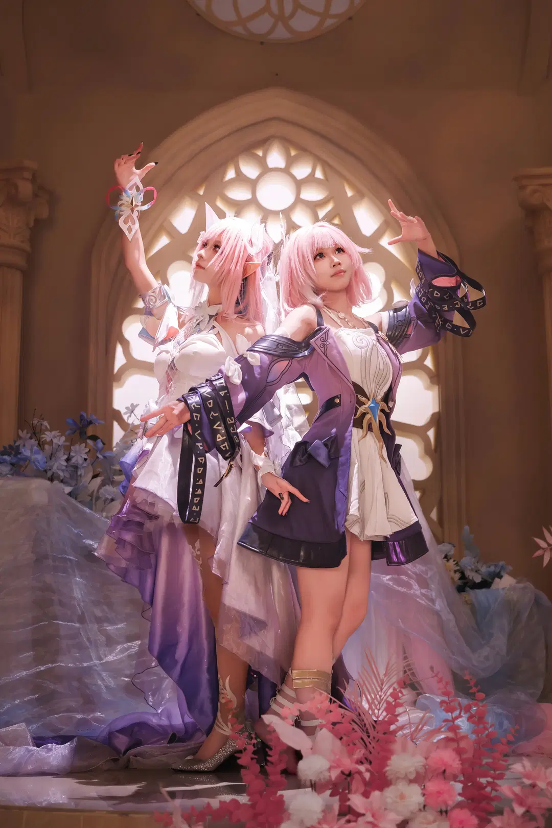 [Cyrene Cosplay] Honkai: Star Rail: A Dreamlike Reading Moment with Big and Little Cyrene by 次元拍档 - Image 4